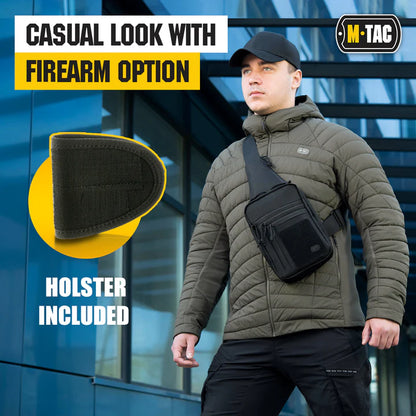M-Tac Tactical Bag Shoulder Chest Pack with Sling and Loop Panel