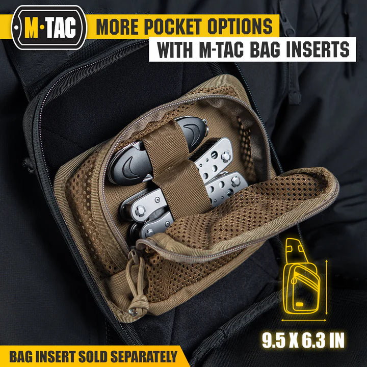 M-Tac Elite Hex Sling Pistol Bag with Loop Panel
